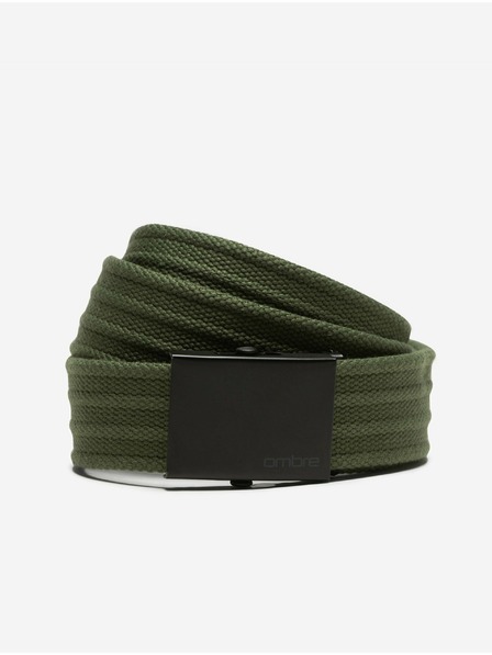 Ombre Clothing Zeleni muški remen Ombre odjeća