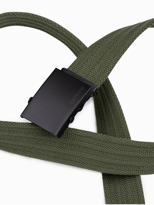 Ombre Clothing Zeleni muški remen Ombre odjeća