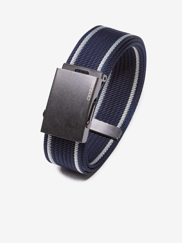 Ombre Clothing Tamnoplavi muški platneni remen Ombre odjeća A028