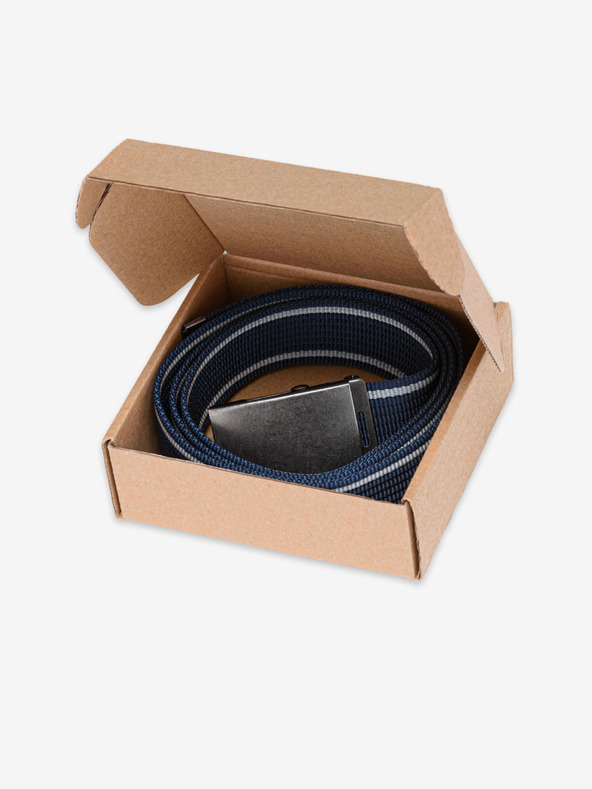 Ombre Clothing Tamnoplavi muški platneni remen Ombre odjeća A028