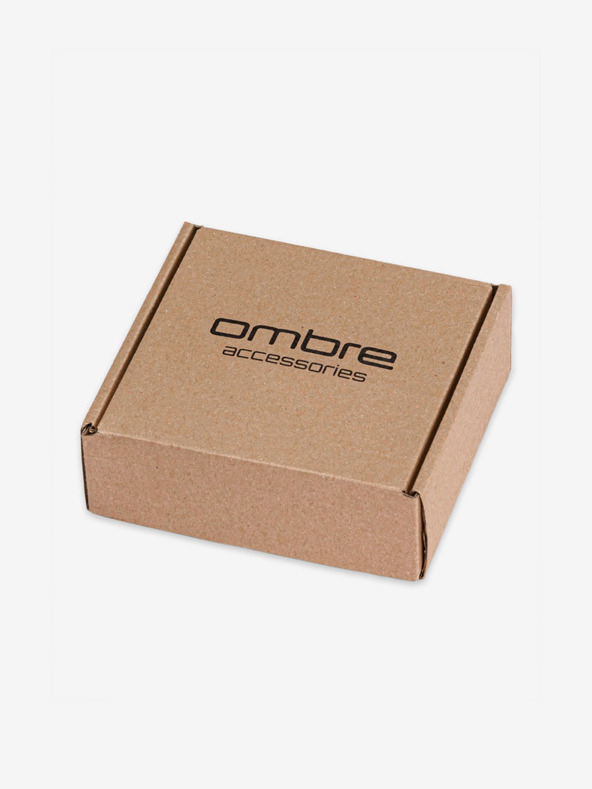 Ombre Clothing Sivo-crni muški platneni remen Ombre Clothing