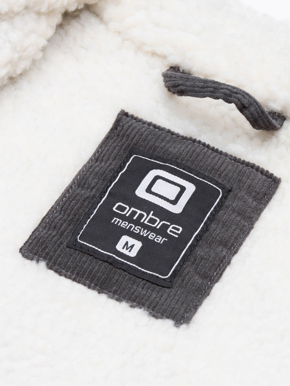 Ombre Clothing Tamno siva muška prijelazna jakna Ombre odjeća C524