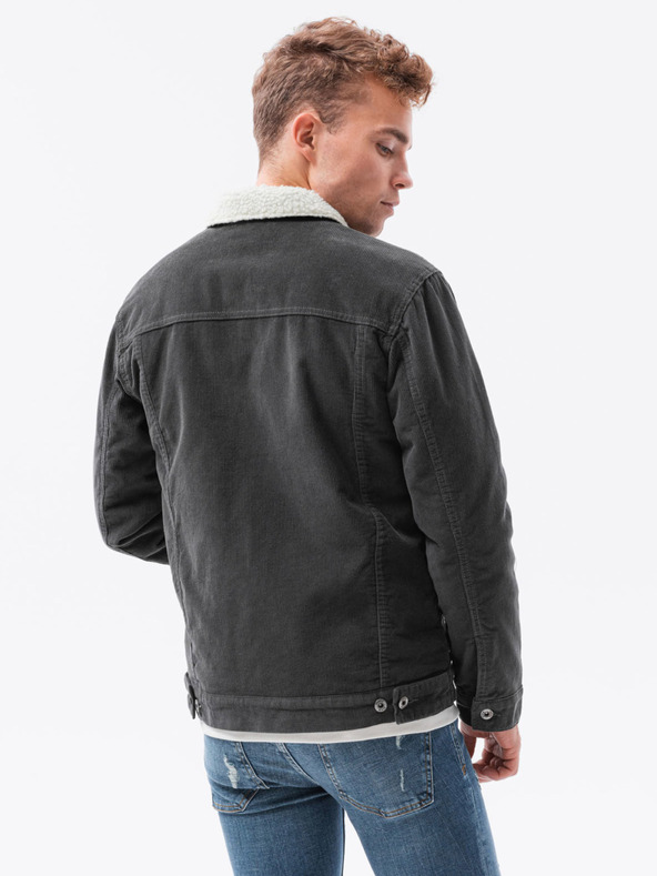 Ombre Clothing Tamno siva muška prijelazna jakna Ombre odjeća C524