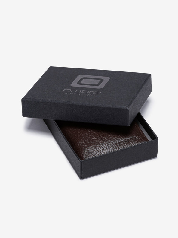 Ombre Clothing Muški kožni novčanik - bronca A608