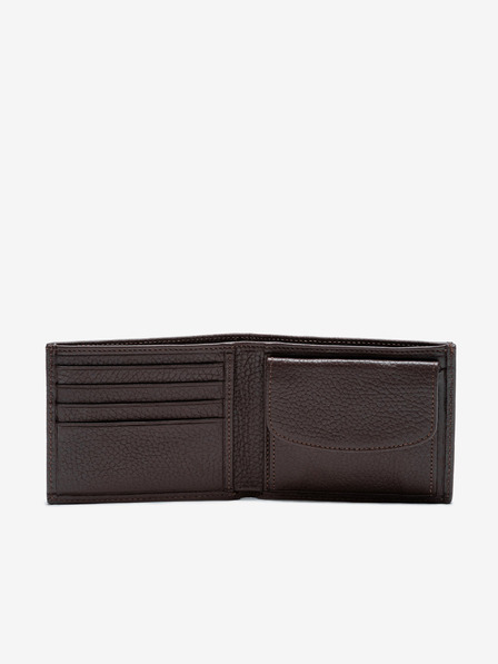 Ombre Clothing Smeđi muški kožni novčanik Ombre odjeća