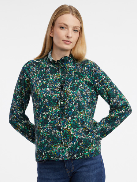 Orsay Tamno zelena ženska cvjetna bluza ORSAY