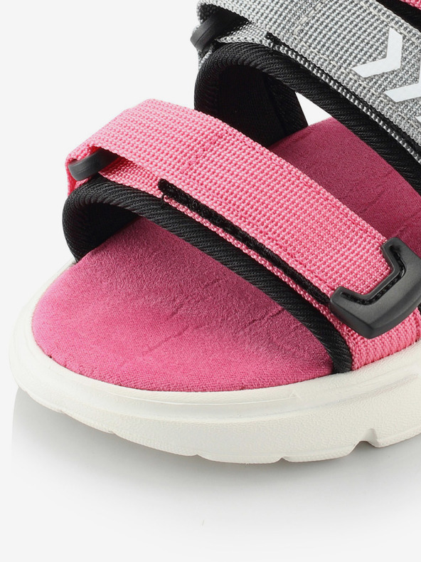 NAX Sivo-ružičaste NAX Nesso sandale za djevojčice