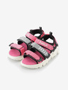 NAX Sivo-ružičaste NAX Nesso sandale za djevojčice