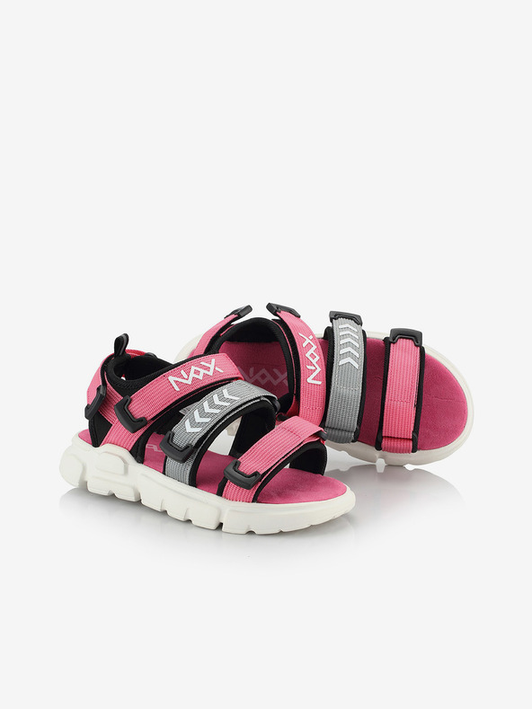 NAX Sivo-ružičaste NAX Nesso sandale za djevojčice
