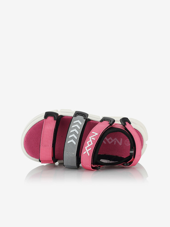 NAX Sivo-ružičaste NAX Nesso sandale za djevojčice