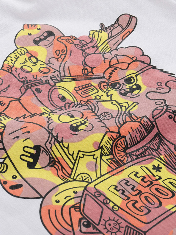 NAX Ženski sweatshirt nax NAX UKIMA bijeli