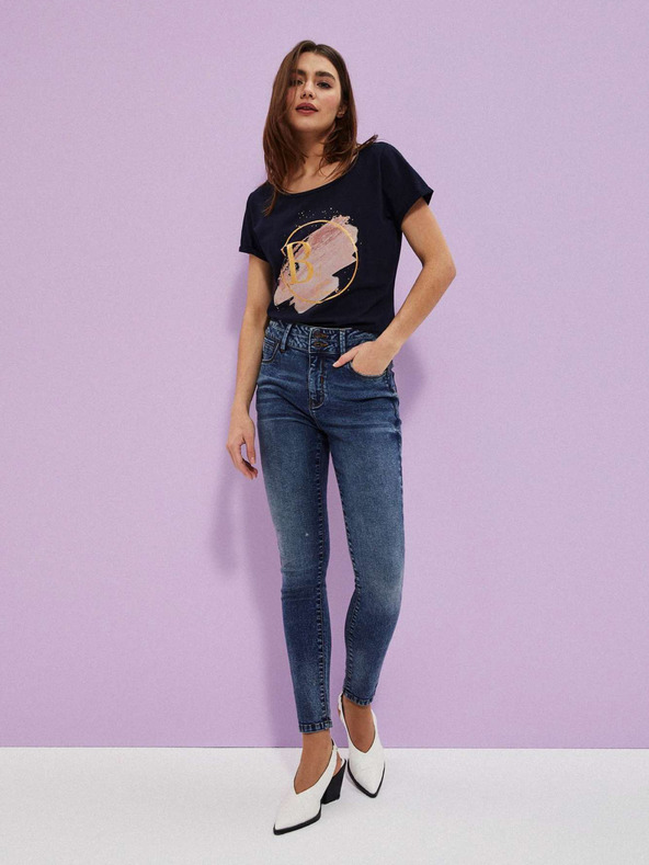 Moodo Moodo tamnoplave ženske traperice