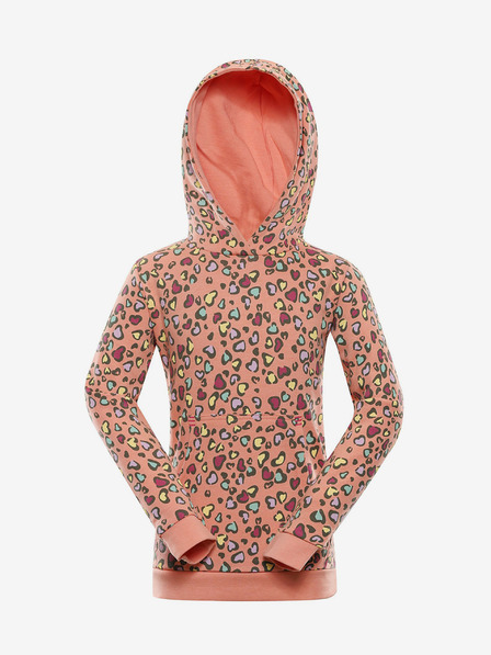 NAX Narančasta majica s uzorkom za djevojčice NAX NALO