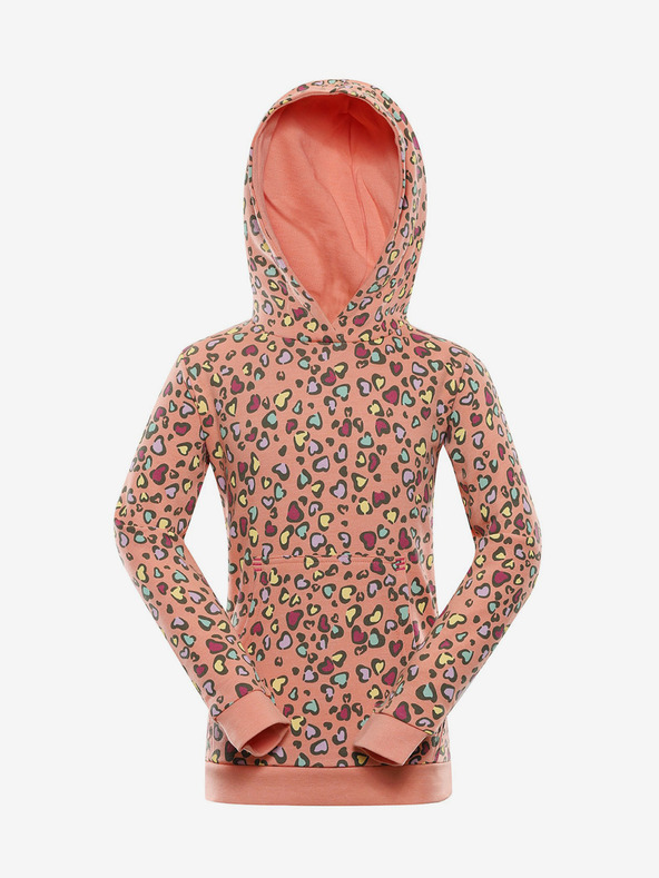 NAX Narančasta majica s uzorkom za djevojčice NAX NALO