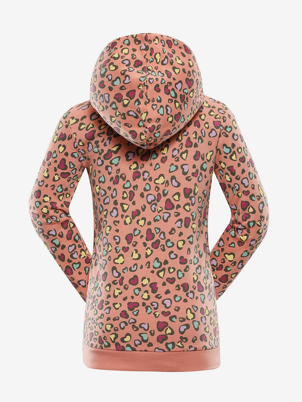 NAX Narančasta majica s uzorkom za djevojčice NAX NALO