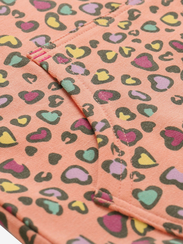 NAX Narančasta majica s uzorkom za djevojčice NAX NALO