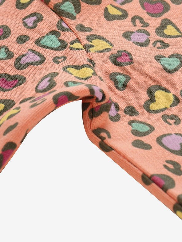 NAX Narančasta majica s uzorkom za djevojčice NAX NALO