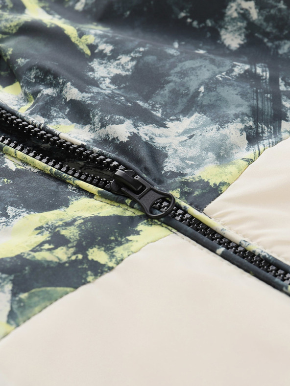 NAX Žuto-bež dječja jakna s uzorkom NAX IMUFO