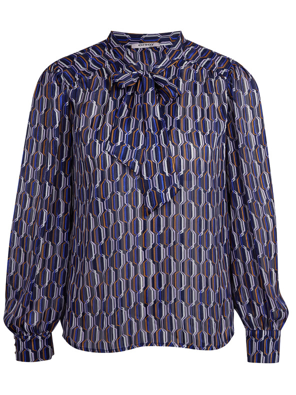 Orsay Plava ženska bluza s uzorkom ORSAY