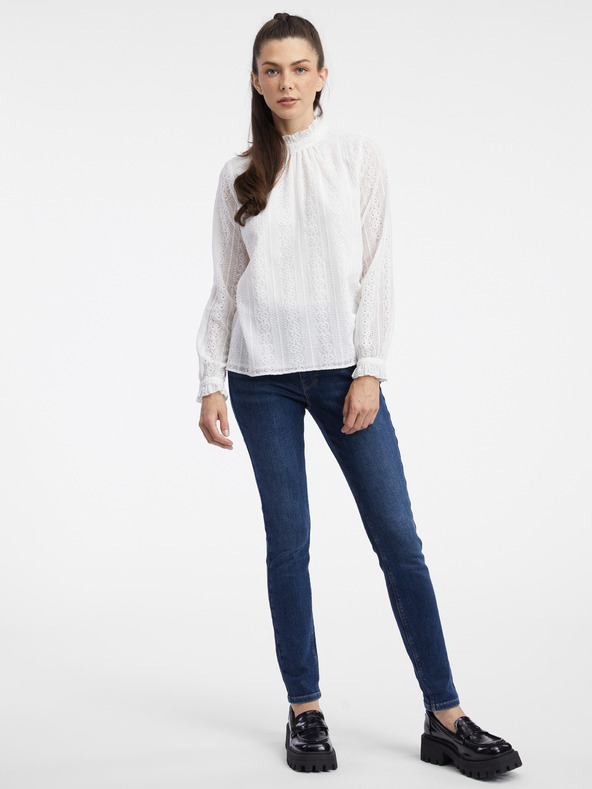Orsay Bijela ženska čipkasta bluza ORSAY