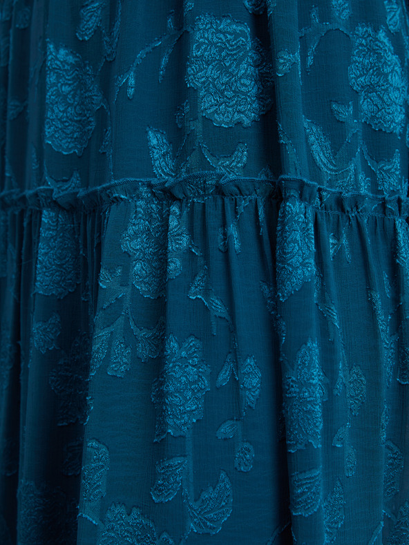 Orsay Plava ženska cvjetna midi haljina ORSAY