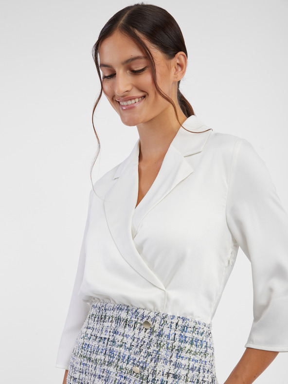 Orsay Plavo-bijela ženska haljina ORSAY