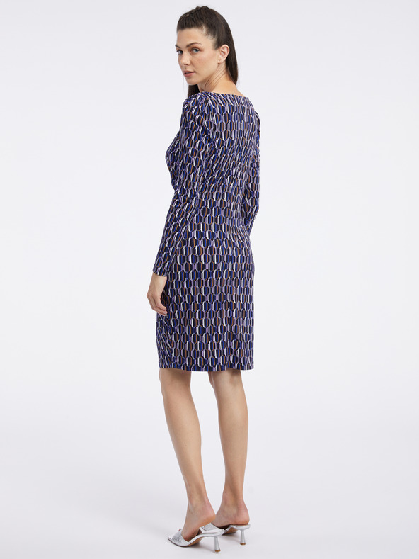 Orsay Tamnoplava ženska haljina s uzorkom ORSAY
