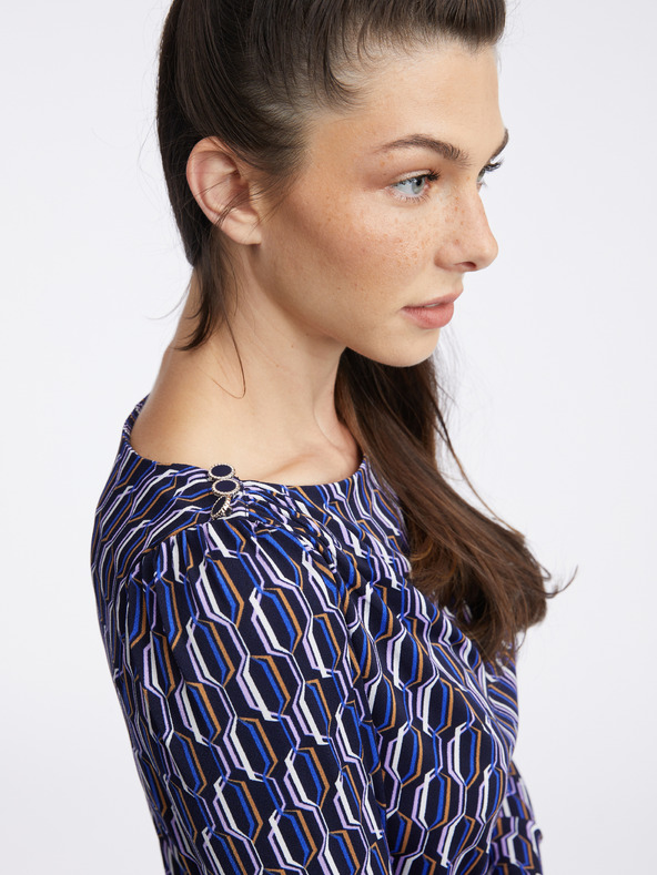 Orsay Tamnoplava ženska haljina s uzorkom ORSAY