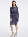 Orsay Tamnoplava ženska haljina s uzorkom ORSAY