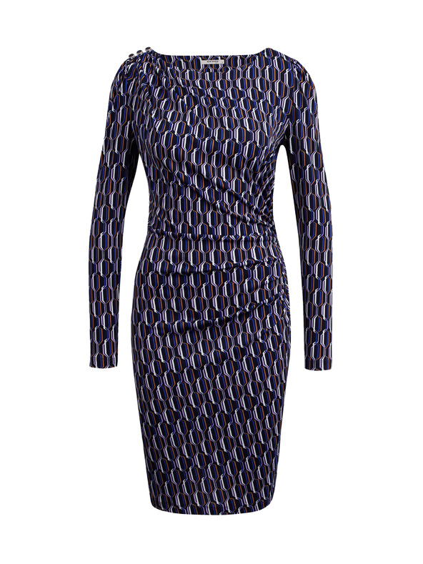 Orsay Tamnoplava ženska haljina s uzorkom ORSAY