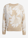 Orsay Bijelo-bež ženski cvjetni pulover ORSAY