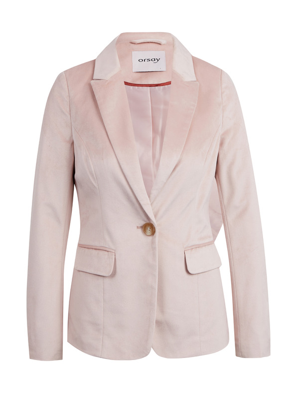 Orsay Svijetlo ružičasta ženska jakna od samta ORSAY
