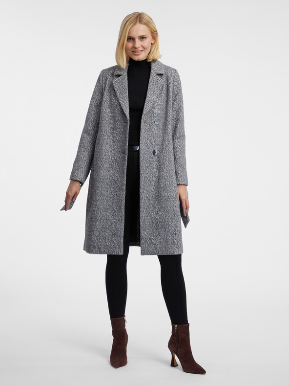 Orsay Sivi ženski tigrasti kaput ORSAY