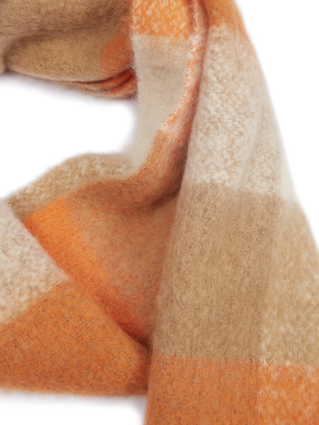 Orsay Narančasto-bež ženski karirani šal ORSAY