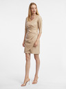 Orsay Bež ženska haljina od umjetne kože ORSAY