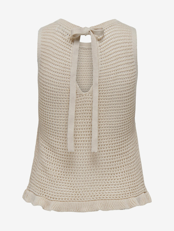 Jacqueline de Yong JDY Tikka bež ženski pleteni top