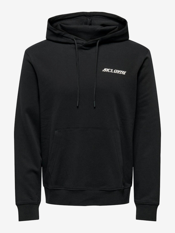 ONLY & SONS ONLY & SONS Bryce crna muška majica s kapuljačom