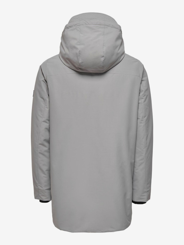 ONLY & SONS Siva muška zimska parka ONLY & SONS Carl