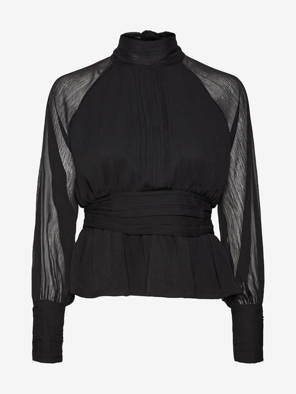 AWARE by VERO MODA Crna ženska bluza AWARE by VERO MODA Gaila