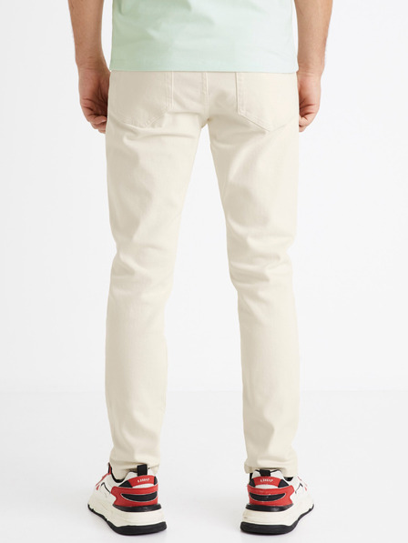 Celio Celio C25 Dolasi krem ​​muške uske traperice