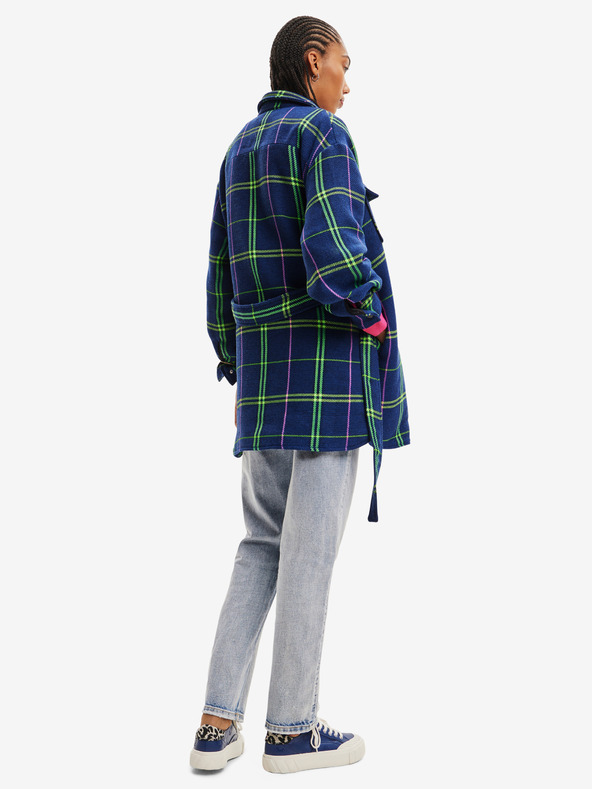 Desigual Desigual Paris plava karirana jakna