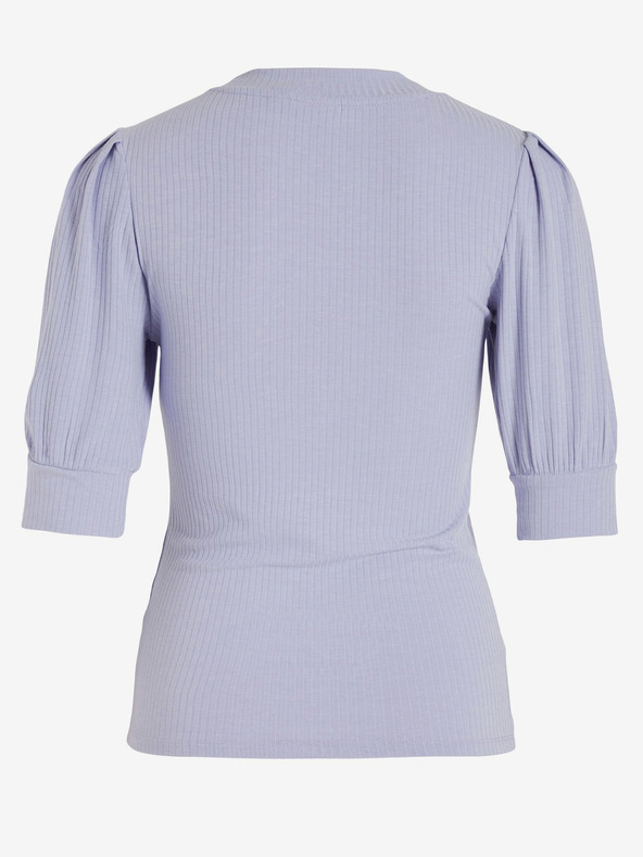 Vila Svijetlo ljubičasta ženska rebrasta majica VILA Felia