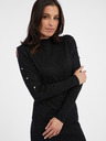 Orsay Crna ženska pletena haljina ORSAY