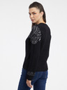 Orsay Crni ženski pulover s uzorkom ORSAY