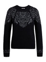 Orsay Crni ženski pulover s uzorkom ORSAY