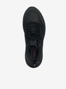 Geox Crne muške gležnjače s kožnim detaljima Geox Sterrato