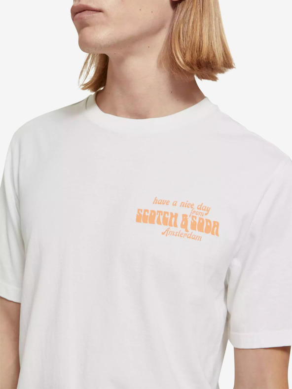 Scotch & Soda Scotch & Soda bijela muška majica