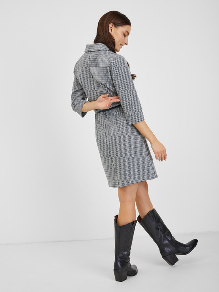 Orsay Bijelo-crna ženska haljina s uzorkom ORSAY