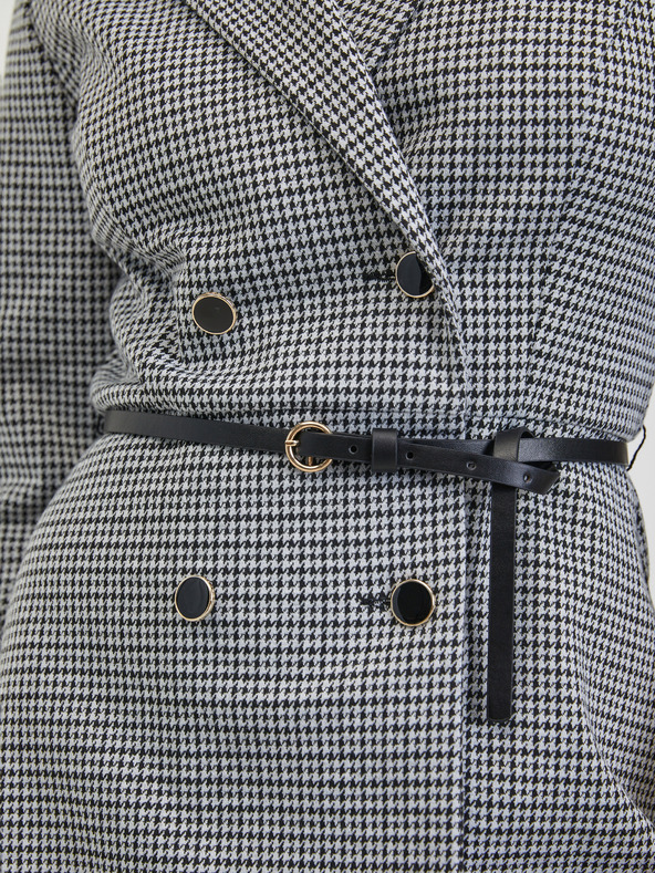 Orsay Bijelo-crna ženska haljina s uzorkom ORSAY