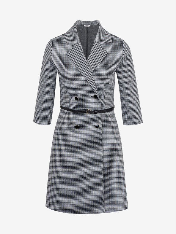 Orsay Bijelo-crna ženska haljina s uzorkom ORSAY